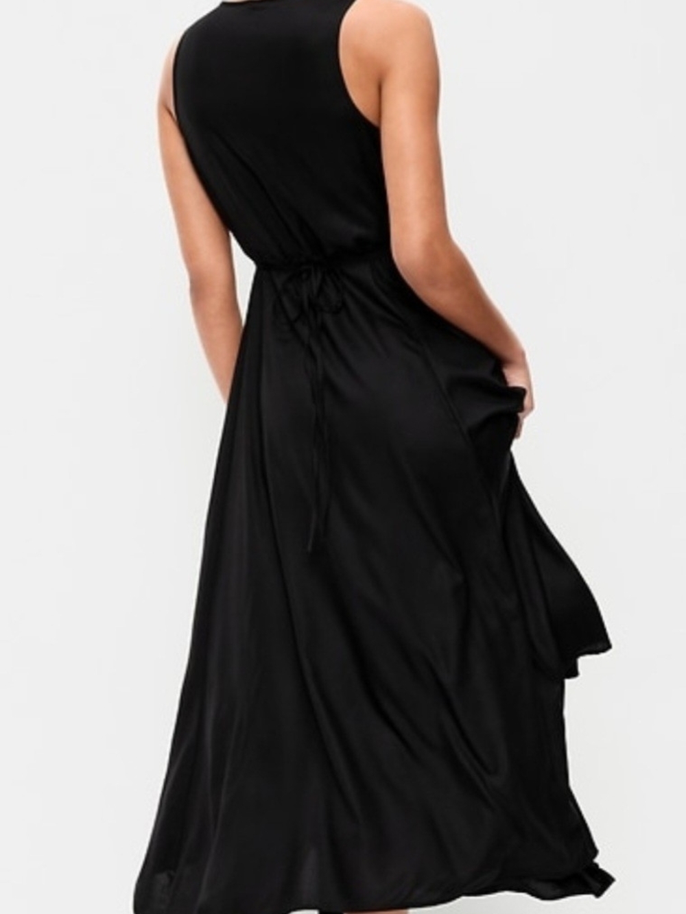 Old Navy Black Sleeveless V-Neck Maxi Dress - Picture 2 of 8